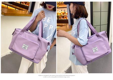 🎒 شنطة السفر البنفسجية متعددة الاستخدام – أناقتك وتنظيمك في كل مكان