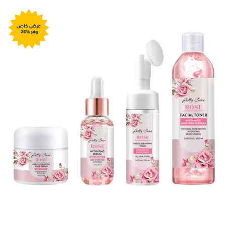 بشرة وردية ومشرقة بفضل العناية الطبيعية