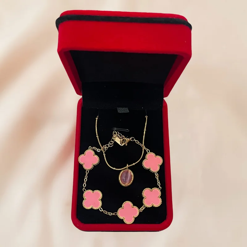 Pack Rose  Moonstone + Vancleef