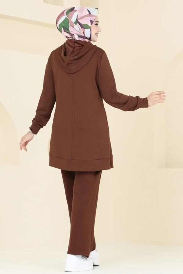 طقم 2 قطع (ref 002) (بني)