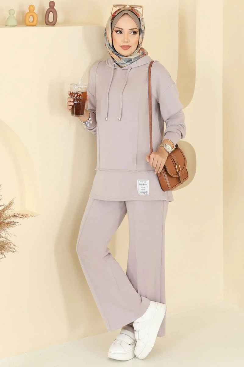 طقم 2 قطع (ref 007) (البيج)