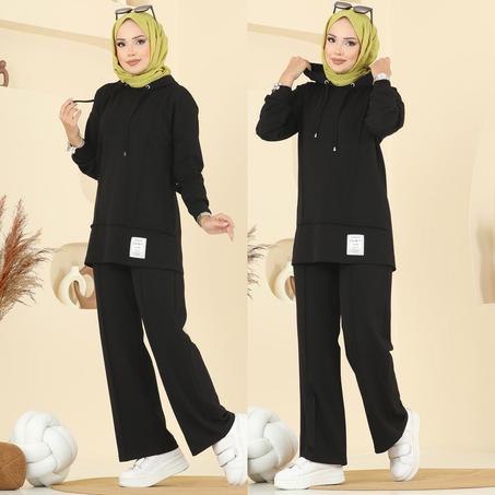 طقم 2 قطع (ref 007) (أسود)