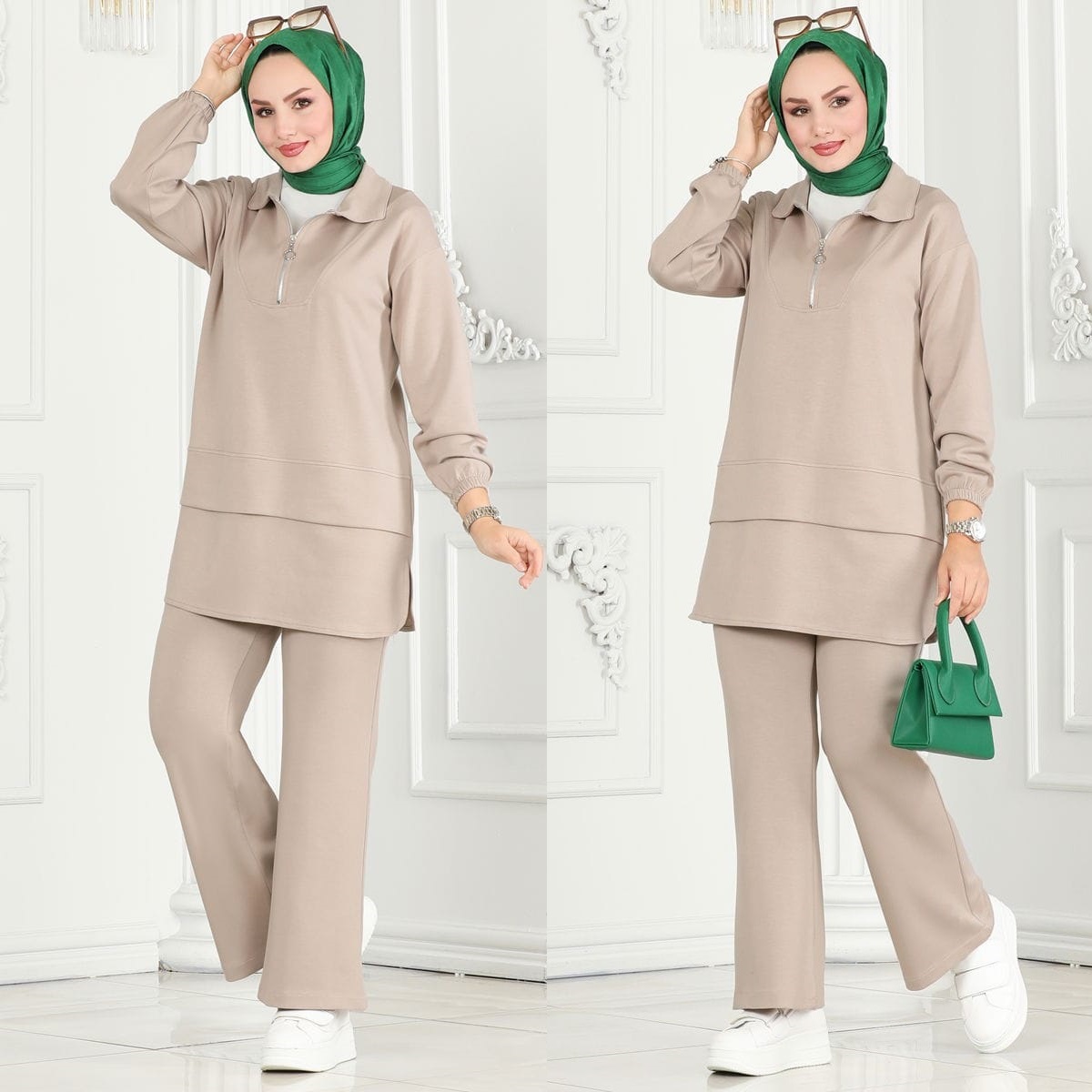 طقم سيرفيط 2 قطع بتصميم تركي أنيق ومريح_ (ref 003)