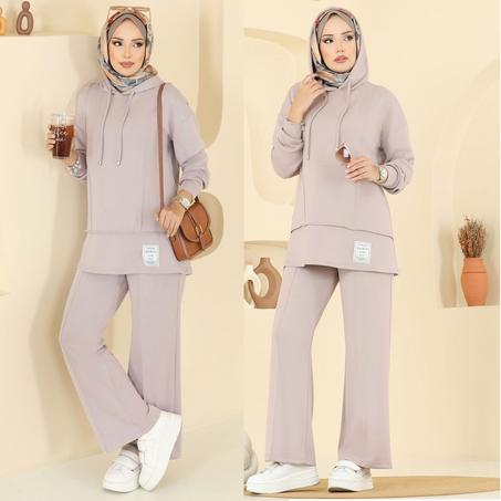 طقم 2 قطع (ref 007) (البيج)