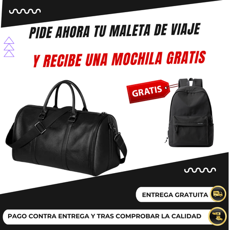 Maleta de viaje + Mochila gratis