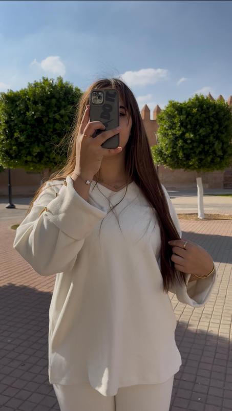 ENSEMBLE MONTONI BLANC CASSE