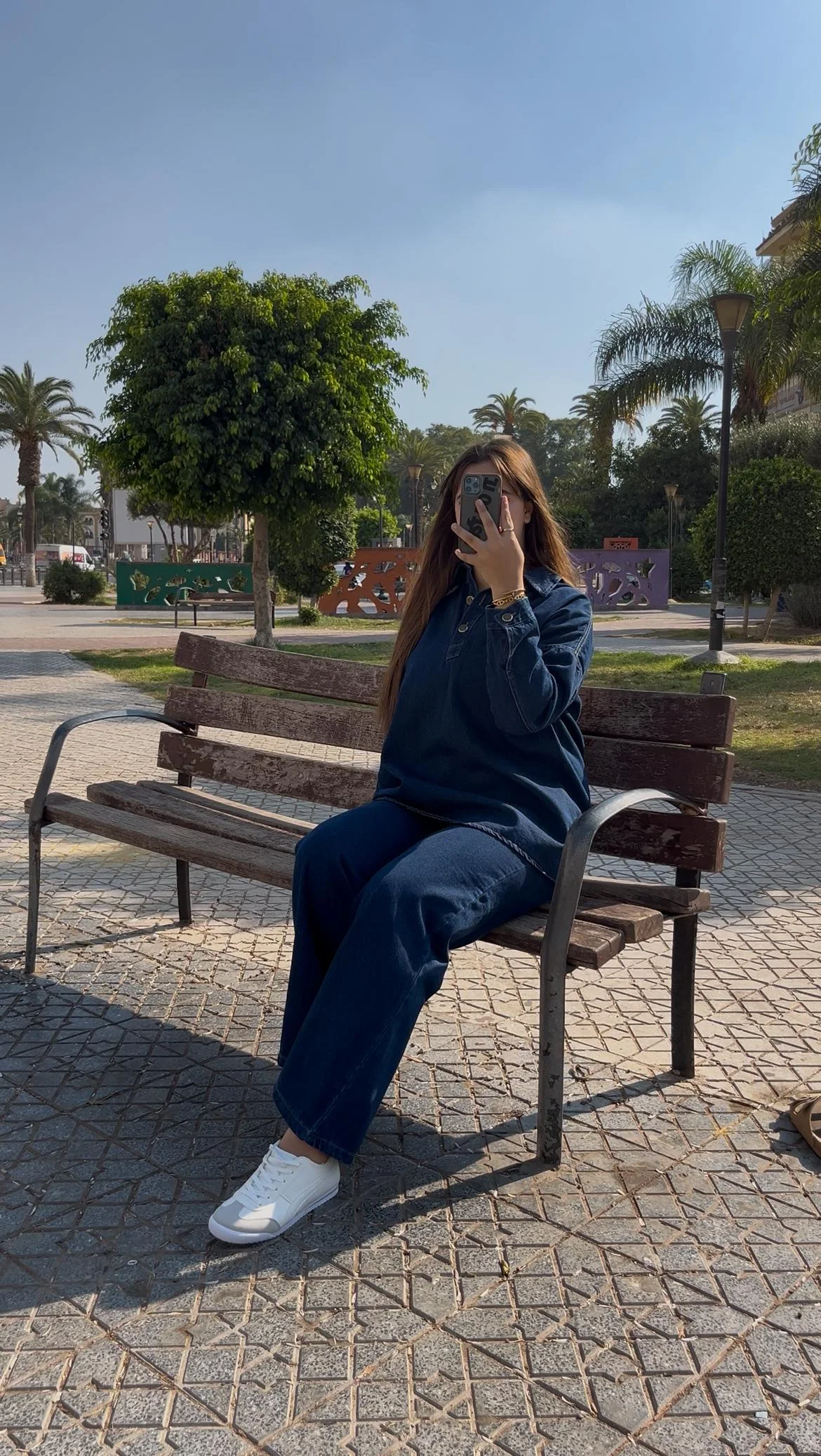 Ensemble jeans simple (بلاحزام)