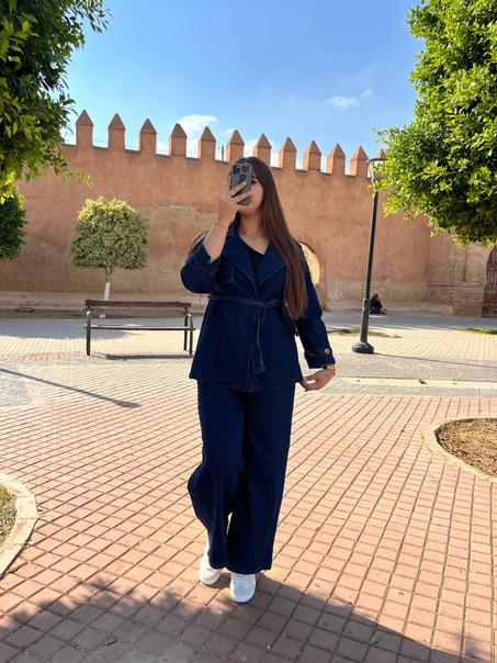 Ensemble jeans (بالحزام)