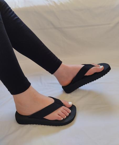 sandale claquette noire