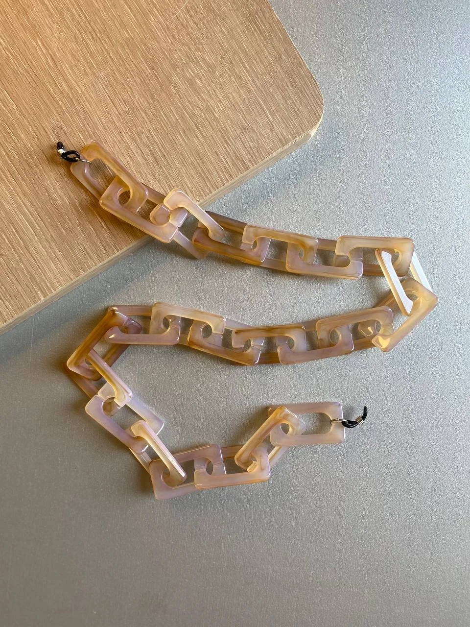 Chaîne de lunettes en acrylique grand mouchti