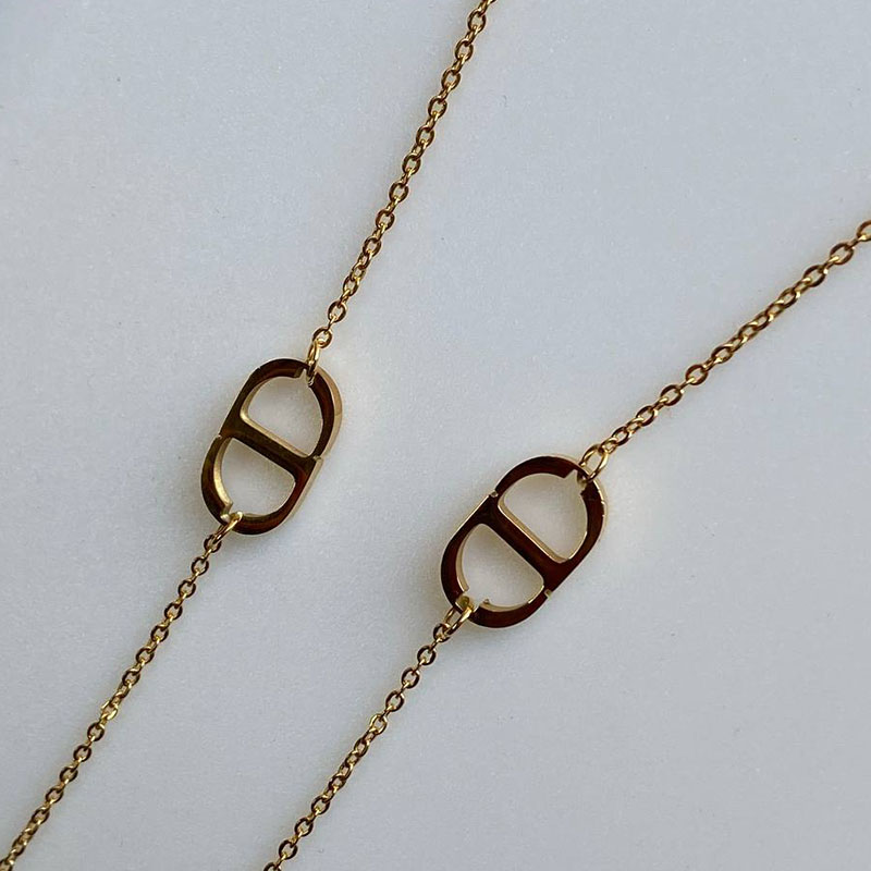 Chaine de Lunettes Doré Hermés