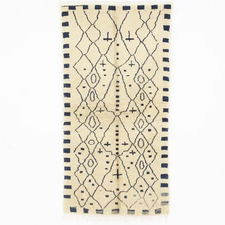 Art Creation BenyOuaraine Moroccan Rug 6.79 X 3.43 FT