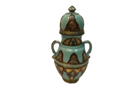 Moroccan Ceramic Tamegroute Vase for Home Decoration