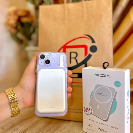 MIQIA MD18  Magnetic Wireless Charging Power Bank 5000mAh White