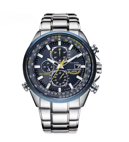 ساعة كوارتز فاخرة لعام 2024 بتقويم مضيء ومقاومة للماء ومتعددة الوظائف للرجال ساعة أوتوماتيكية دائرية فاخرة من الفولاذ المقاوم للصدأ