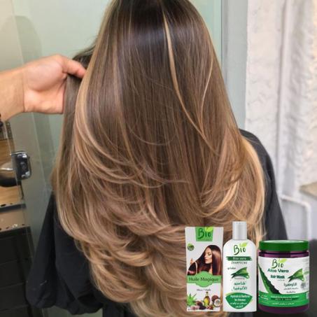 مجموعة علاج الشعر  الالوفيرا بالكيراتين الطبيعي