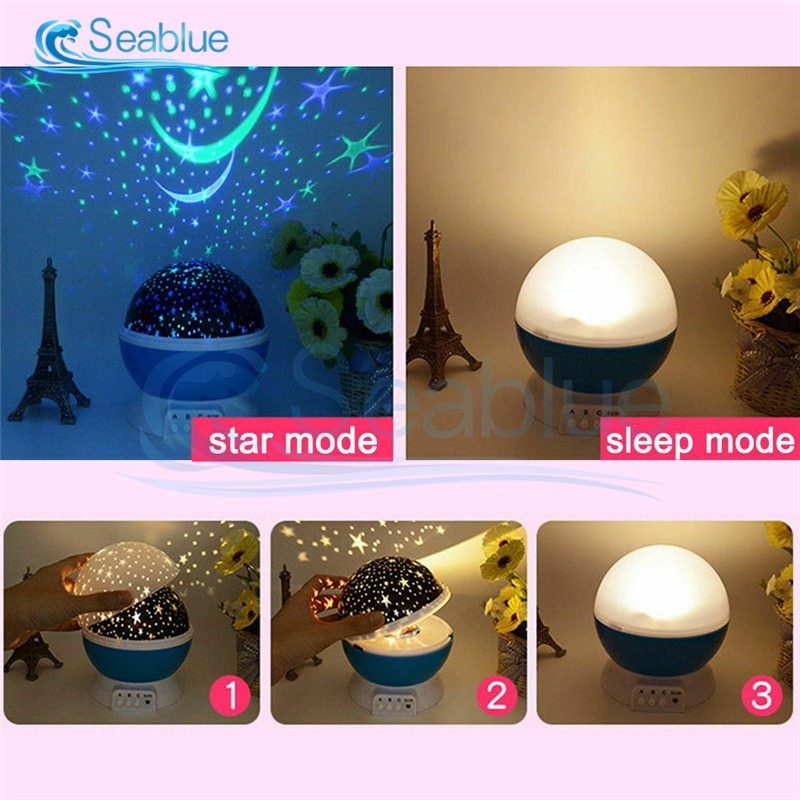 Produit La Lampe Magique pour Éclairer Votre Chambre avec des Étoiles