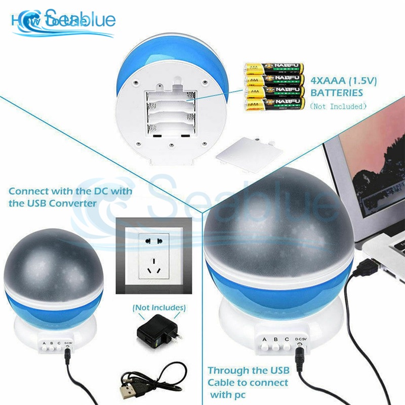 Produit La Lampe Magique pour Éclairer Votre Chambre avec des Étoiles