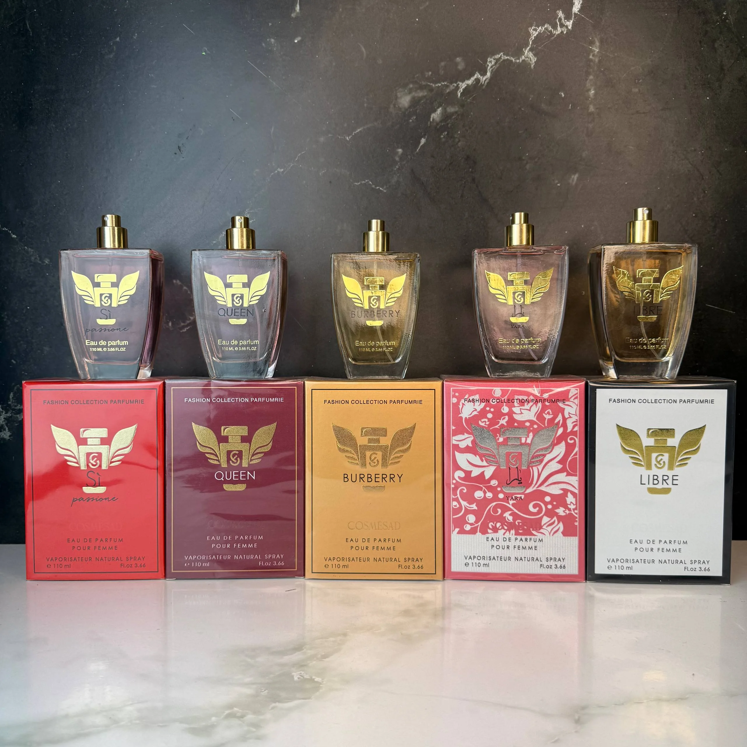 بوكس خمس عطور نسائية بأفضل سعر ممكن