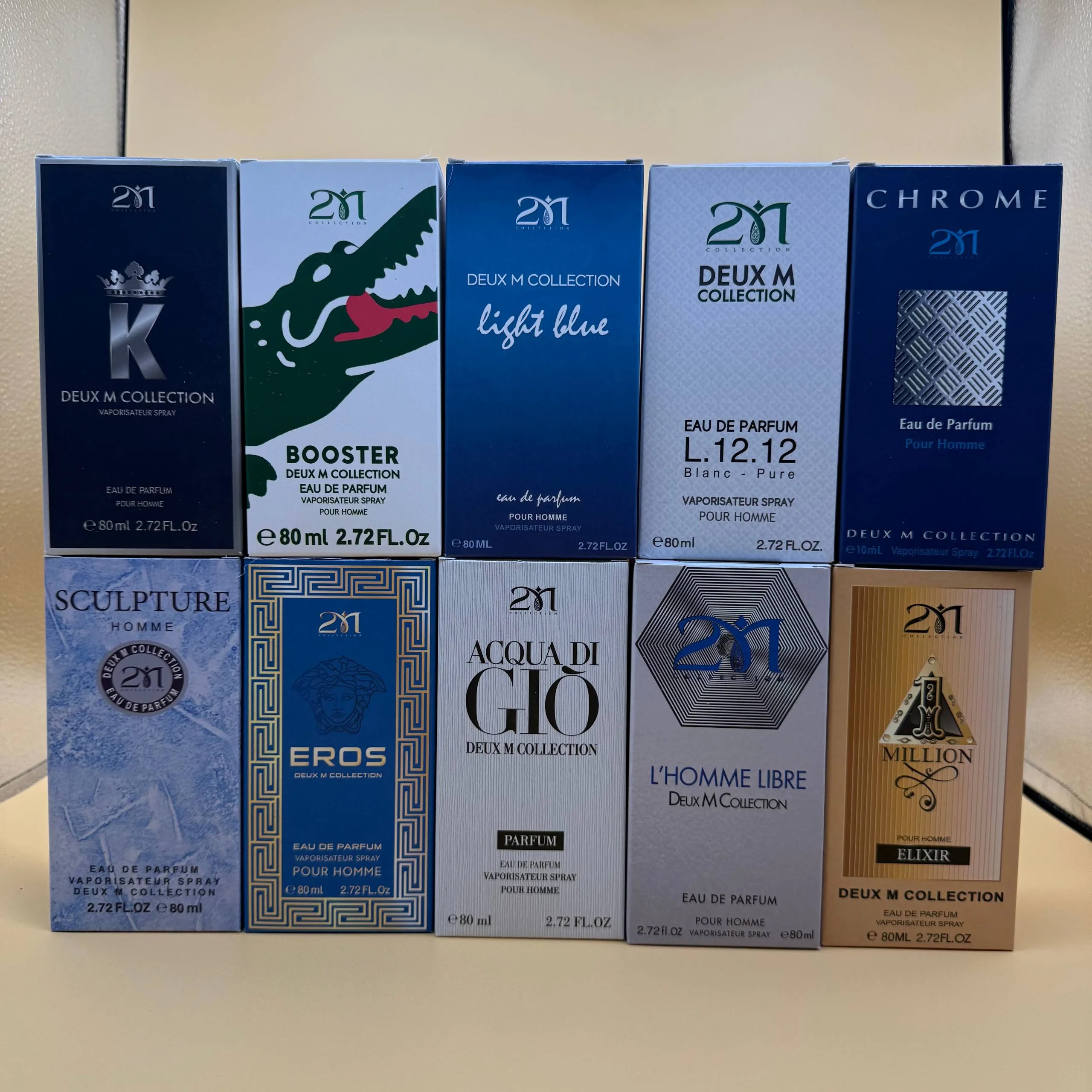 new pack 10 parfum hommes