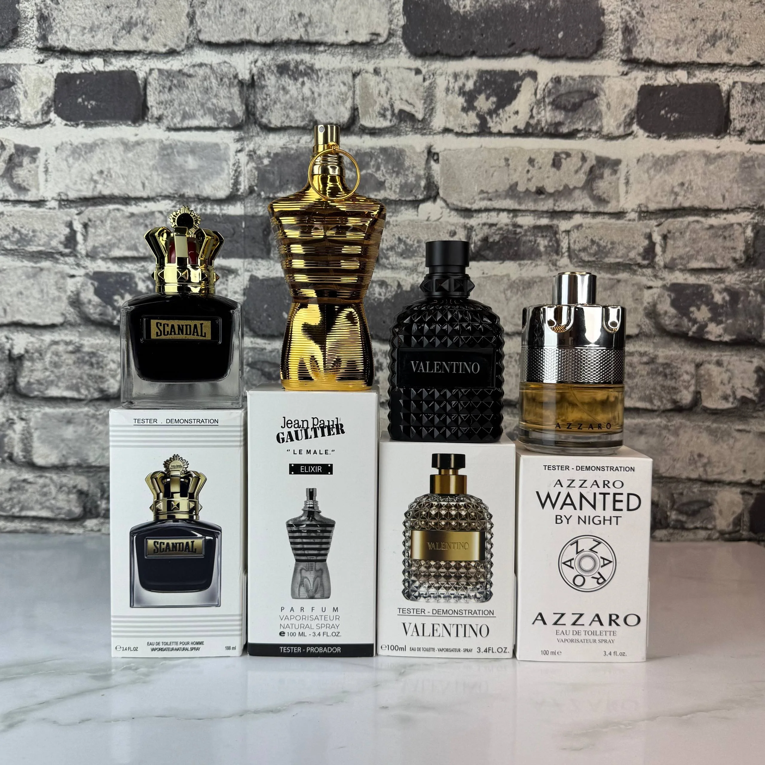 Pack 4 parfums testeur