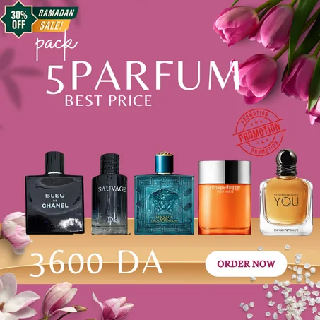 باك خمس عطور عالمية✨