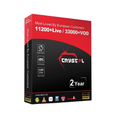 CRYSTAL OTT 2 YEARS SUBSCRIPTION