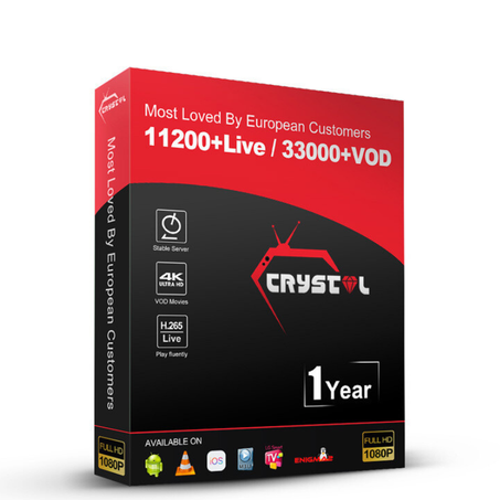 CRYSTAL OTT 1 YEAR SUBSCRIPTION