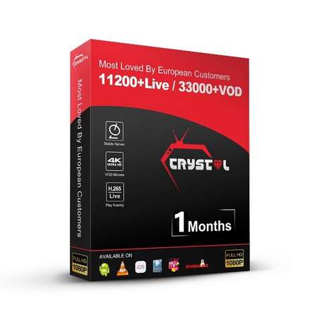 CRYSTAL OTT 1 MONTH SUBSCRIPTION