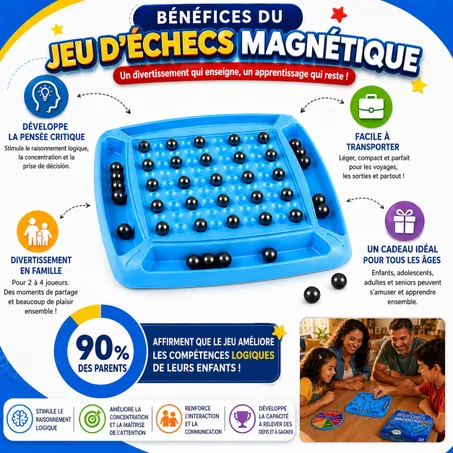 Jeu d'équilibre magnétique