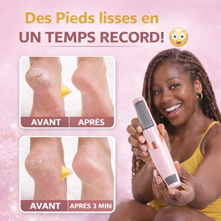 Lisseur de pied électronique rechargeable