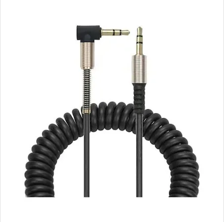 Bludfire 3.5MM L Tipi Spralli Audio Aux Kablo