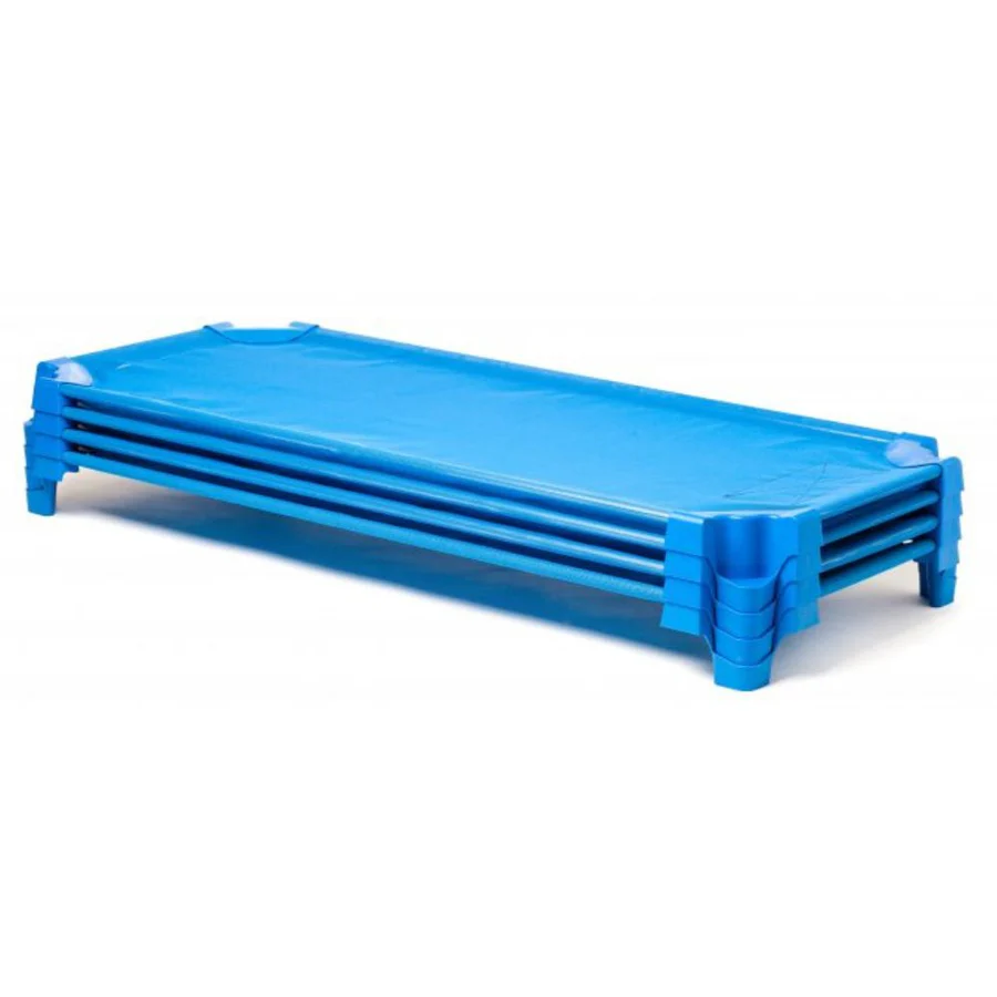 Couchette empilable 130 x 55cm pour crèche et maternelle