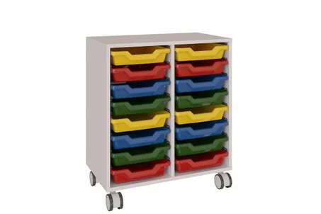 Armoire à bac double multicolore
