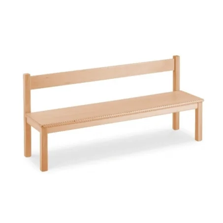 BANCS EN BOIS AVEC DOSSIER