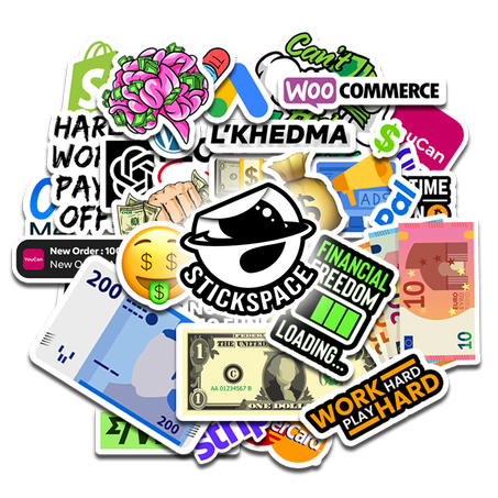 E-commerce 3D Stickers