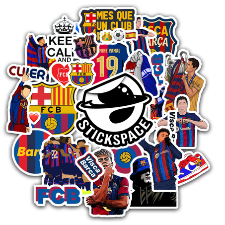 FC Barcelona 3D stickers