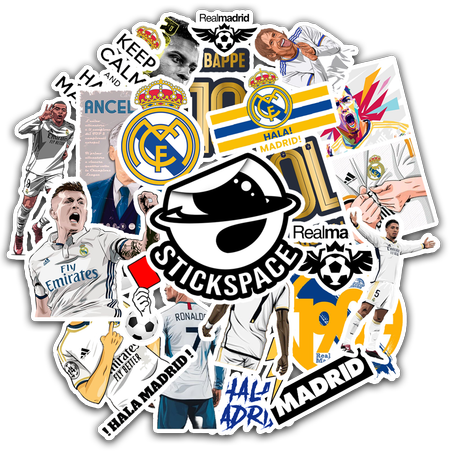 Real Madrid 3D stickers