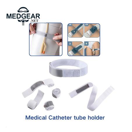 6 Packs Foley Catheter Leg Strap, with Silicone to Reduce Slipping Catheter Straps