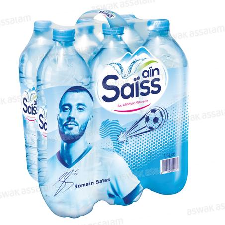 EAU MINÉRALE NATURELLE AIN SAISS 1,5L x6