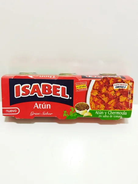 THON ET CHERMOULA À LA SAUCE TOMATE 3X80G ISABEL