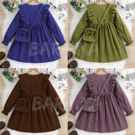 ROBE FILLE GATIFA AVEC SAC