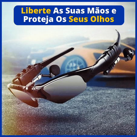 Óculos de sol Bluetooth inteligentes 🔥