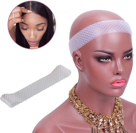 Banda de aperto de peruca transparente