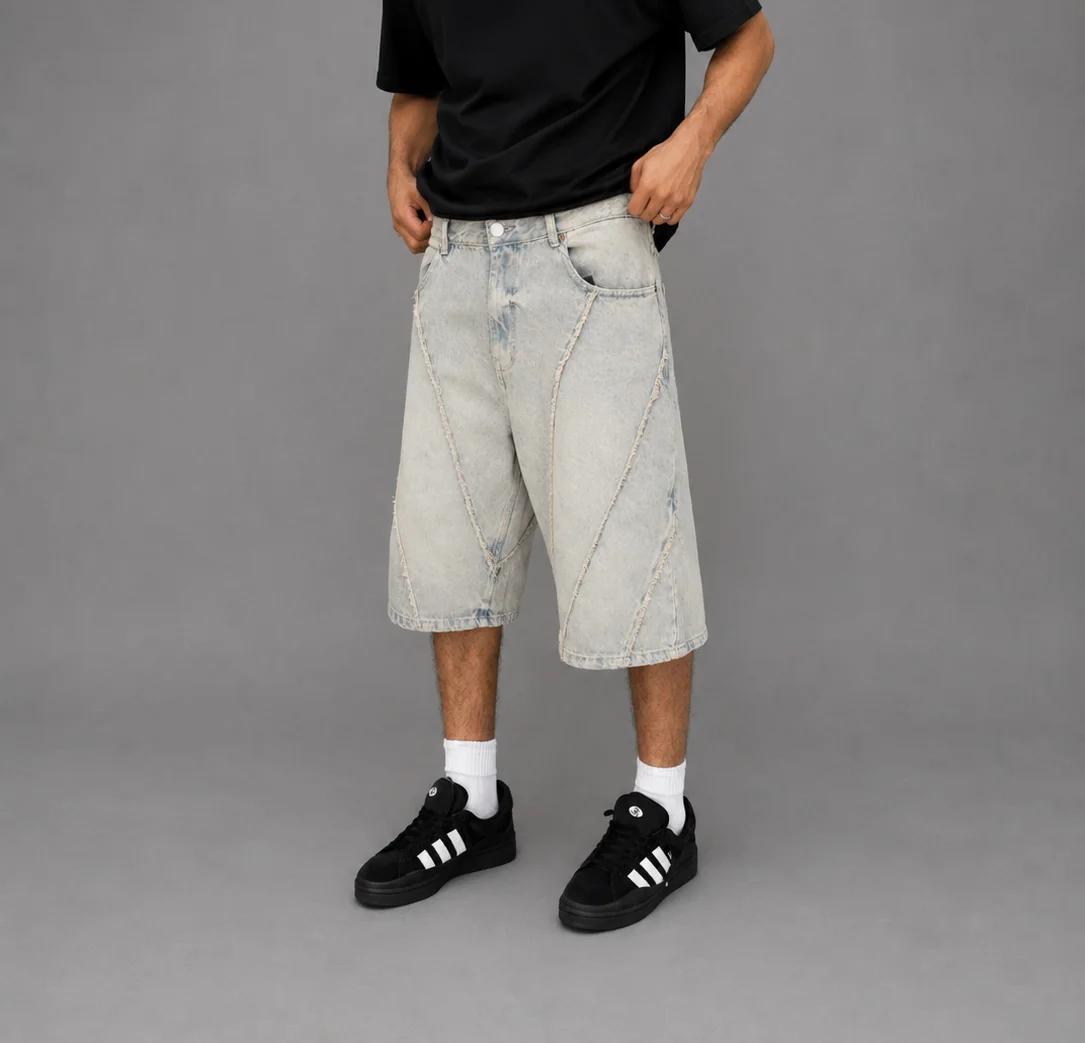 Short jeans baggy