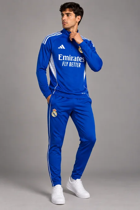 Survette Real Madrid adidas entrainement  26 Lime bleu
