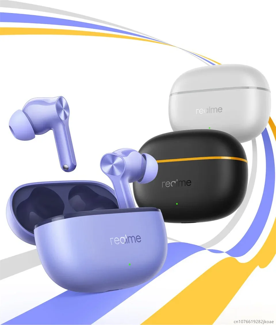 Realme Buds T200 Lite True Wireless Earphone AI Call Noise Reduction Headset Bluetooth 5.4 HiFi Stereo Cycling Headphones 600mAh