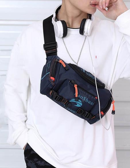 HAOSHUAI Sac banane pour homme