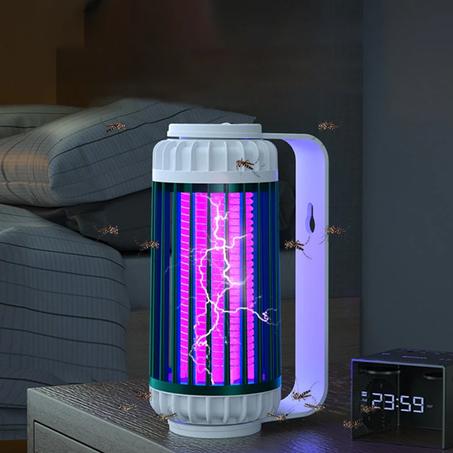 Lampe anti-moustiques portable électronique rechargeable.