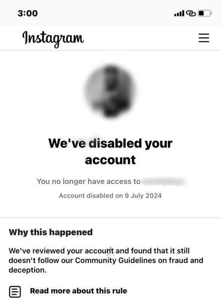 استرجاع حساب الانستغرام المعطل (المبند)